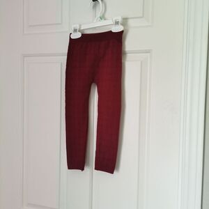 5/$10 George girls fleece lined leggings size 2
